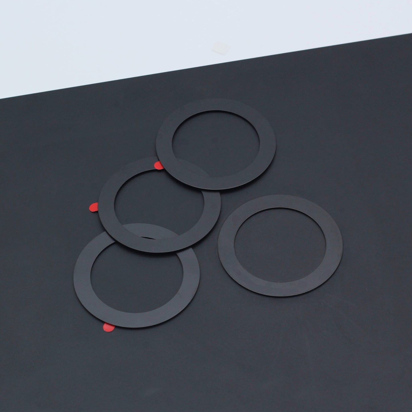 FLEXSTA 3M adhesive magnetic metal attachment plates (3-pack) for mounting portable monitors to the stand